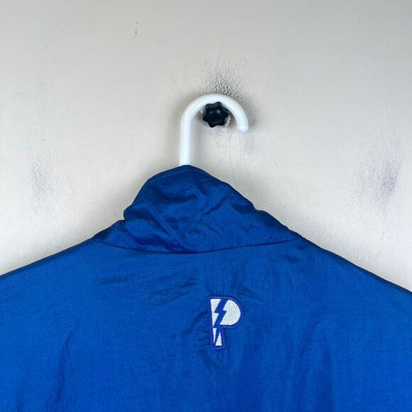 Vintage 90s Kentucky Wildcats Pro Player Royal Blue Gray Wind Breaker Size L - Picture 6 of 8